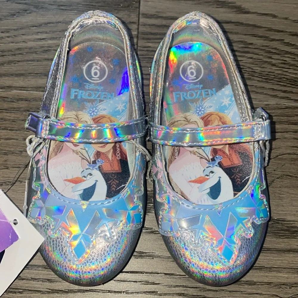 ADORABLE DISNEY FROZEN LITTLE GIRLS DRESS SHOES